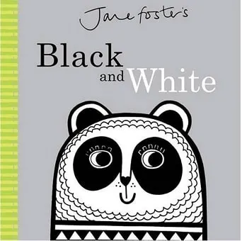 black and white baby book for newborn development