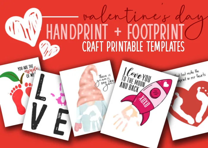 valentine's day handprint crafts for babies