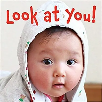 book cover for look at you. little Asian baby face on cover