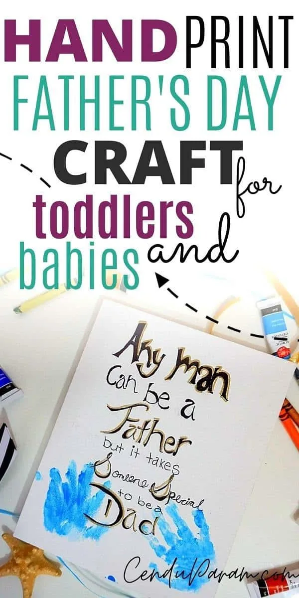 Fun and Easy Father's Day Canvas Craft For Kids - Westyn Baby