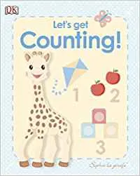 Sophie the giraffe book cover with number blocks