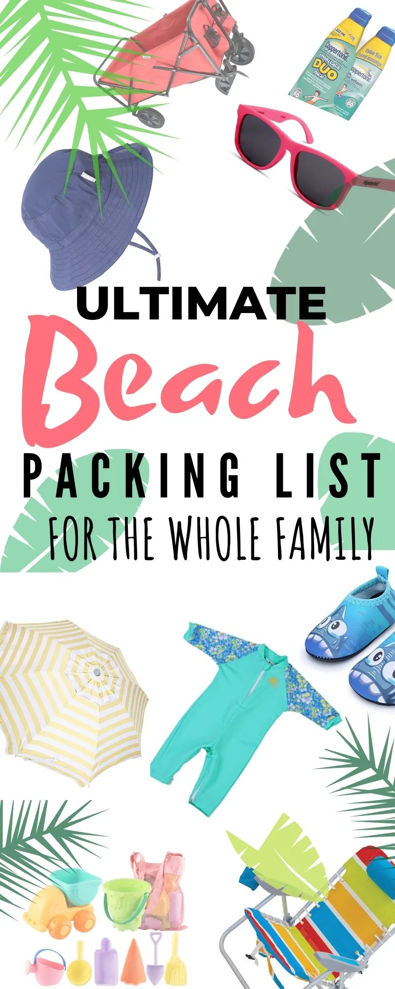 Ultimate Beach Packing List Collage