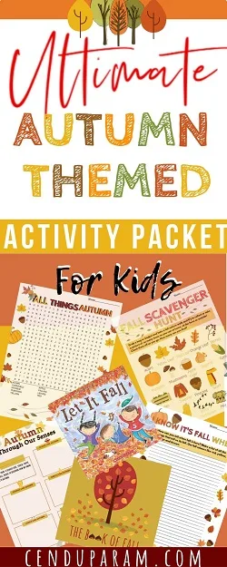 fall printable activities and books