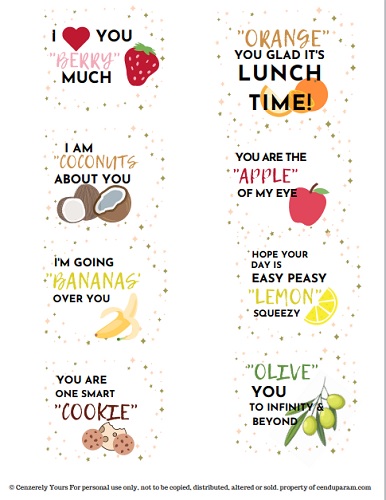 lunch box note jokes free printable