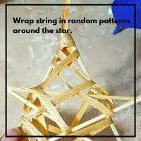 twine star ornament craft