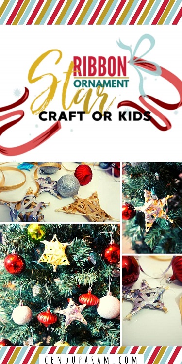 easy ribbon star christmas ornament to make