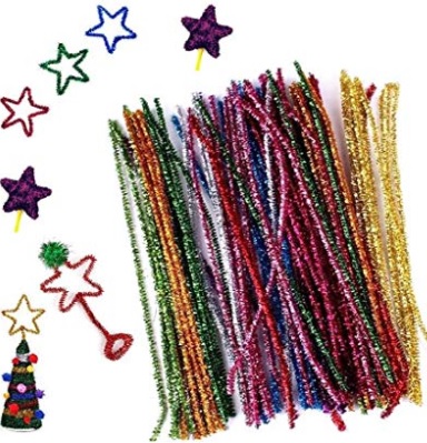 glitter pipe cleaners