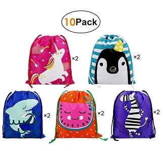 kids drawstring bag many colors 