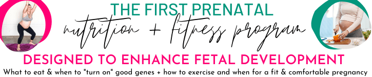 pregnancy fitness and nutrition program ad