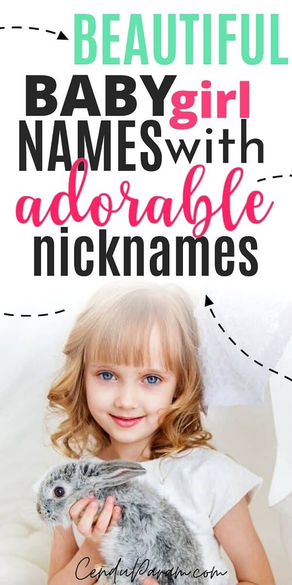 Girl Baby Names With Cute Nicknames You Ll Love Cenzerely Yours