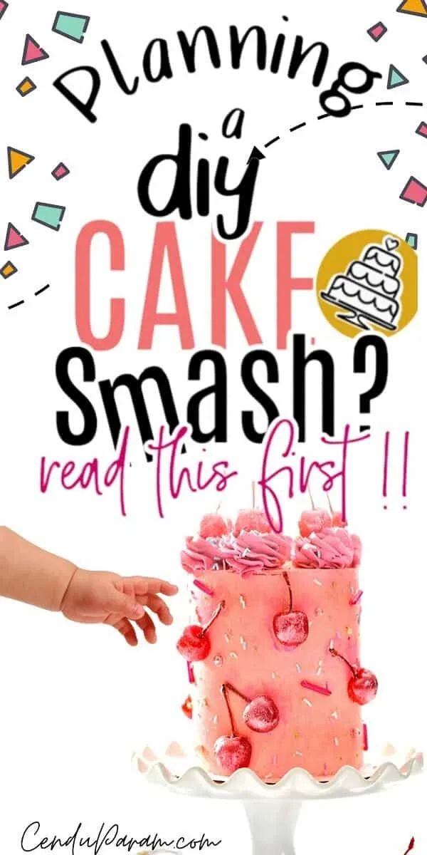 baby reaching for cake during cake smash photos