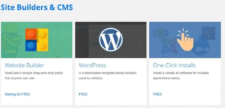 click install wordpress image