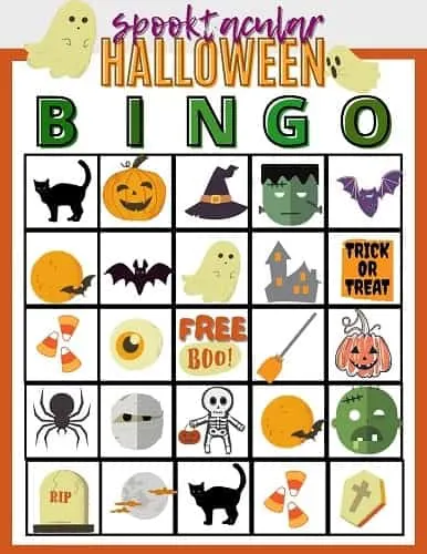 free printable Halloween bingo cards