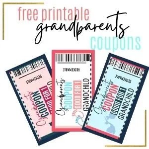 free grandparents announcment coupons printable pdf