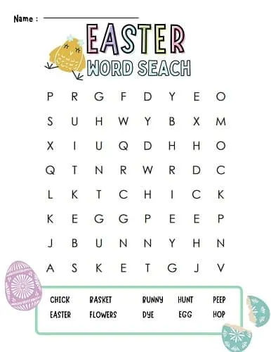 easter word search free printable pdf cenzerely yours