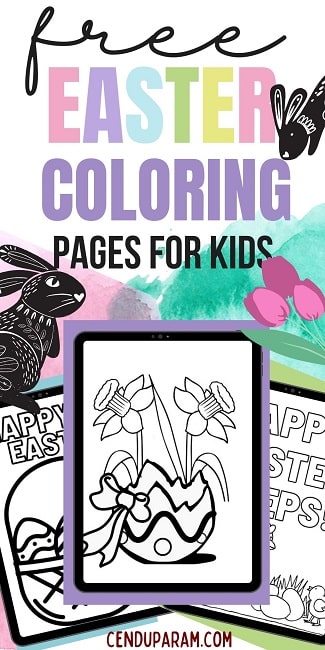 full size Easter coloring pages