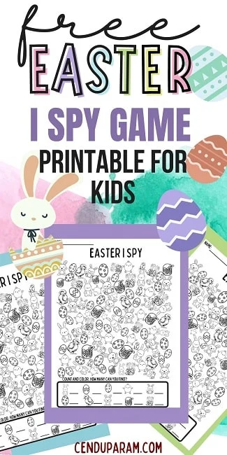 easter i spy counting skills game free printable