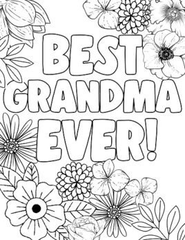 Mothers Day Coloring Pages For Grandma – Cenzerely Yours