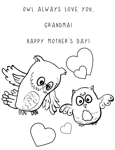 Mothers Day Coloring Pages For Grandma Cenzerely Yours