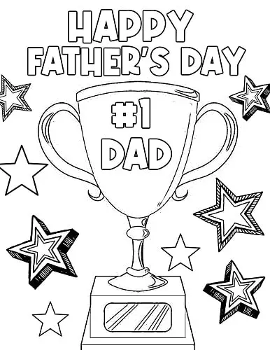 √ View Printable Preschool Fathers Day Coloring Pages Pictures