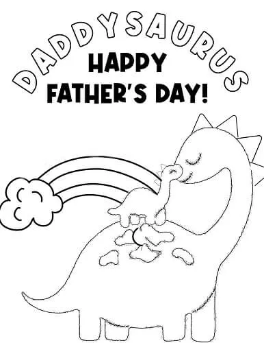 73 Dad's Day Coloring Pages  Latest Free