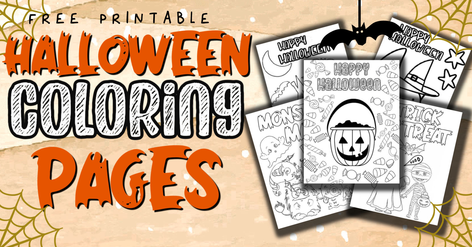 Halloween Coloring Pages PDF – Cenzerely Yours