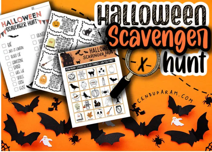 How to set up a Halloween Scavenger Hunt