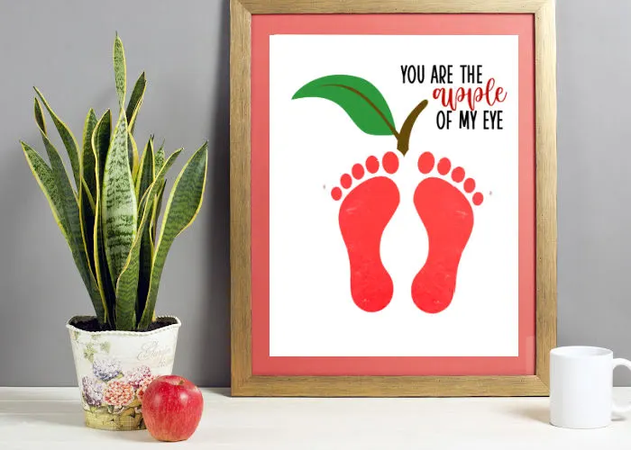 cute Valentine's day handprint art for kids