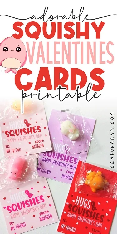 Valentines Day Squishy Card printable pdf