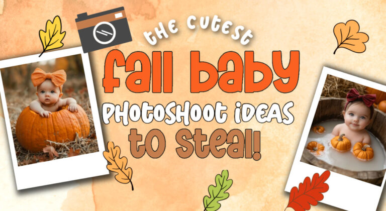 cute fall baby photo ideas to recreate