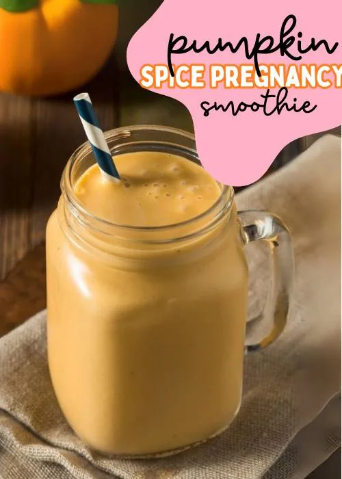healthy pumpkin spice pregnancy smoothie recipe