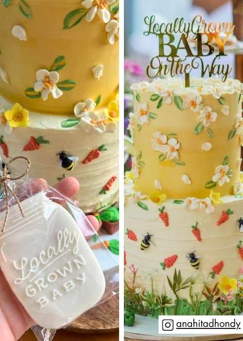 Locally grown baby shower cake ideas