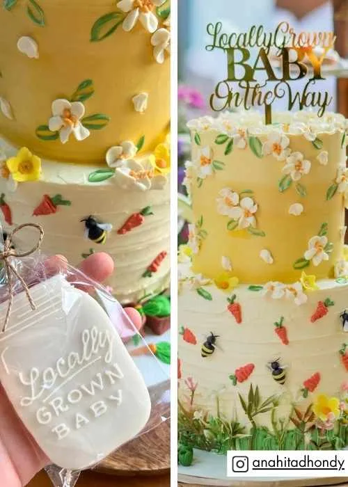 Locally grown baby shower cake ideas