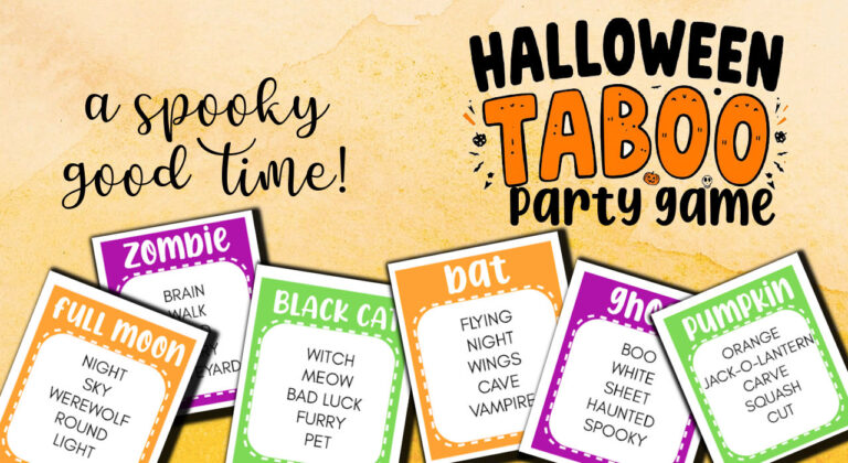 fun halloween taboo game