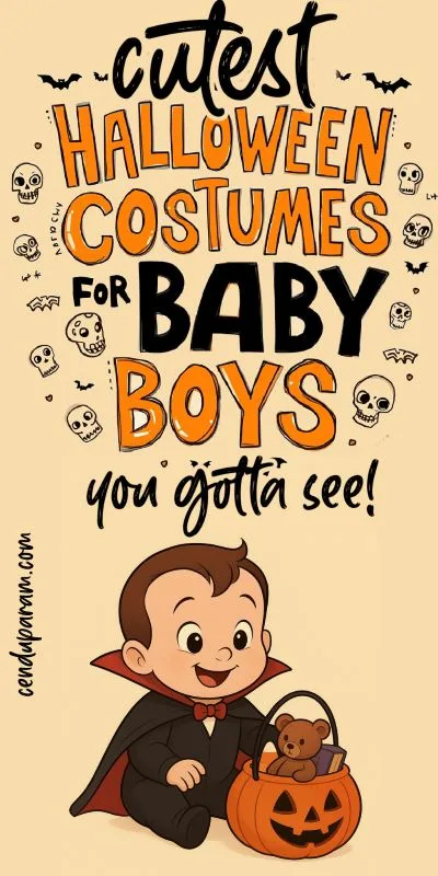 cute cartoon of baby dressed in vampire costume and ittle cutest halloween costumes for baby boys
