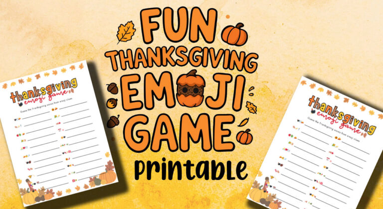 thanksgiving emoji game freee printable