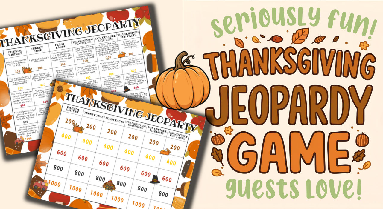 thanksgiving jeopardy game printable
