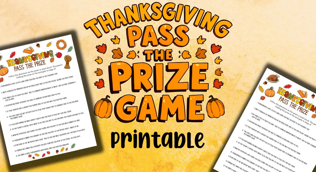 mock up of thanksgiving printable game for groups