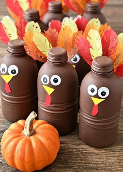 fun and easy thanksgiving games to play. this one is turkey bowling