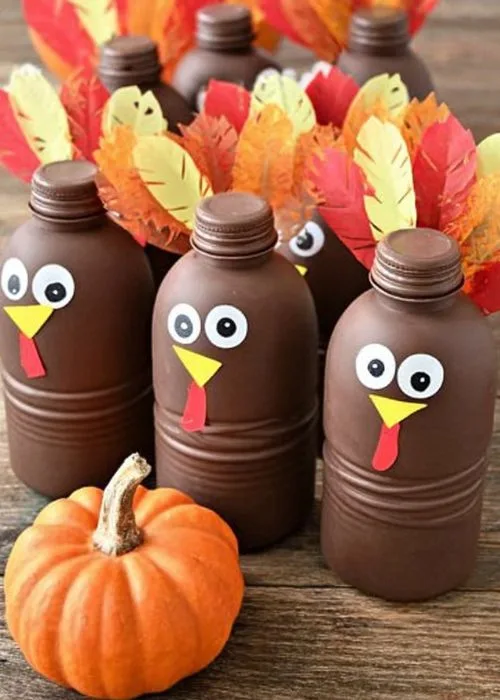 fun and easy thanksgiving games to play. this one is turkey bowling