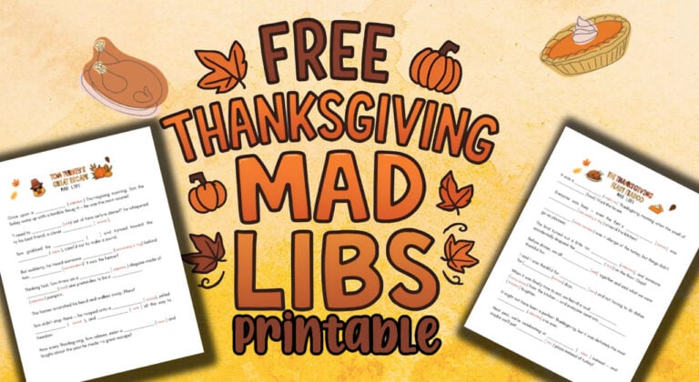 thanksgiving mad libs game