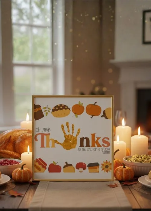 Christian Thanksgiving handprint craft