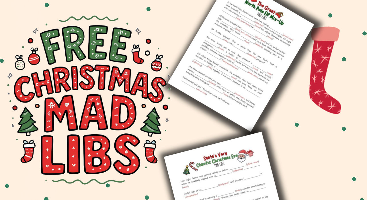 free printable Christmas mad libs