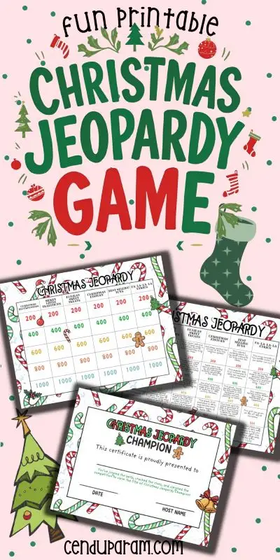 fun christmas party game idea: christmas jeopardy