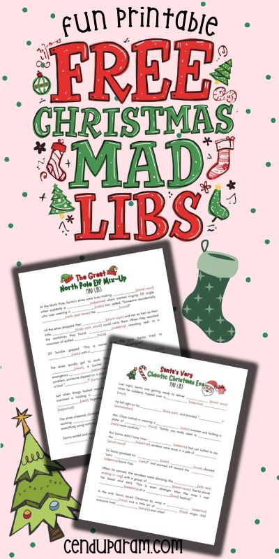 mock up of free chistmas party games