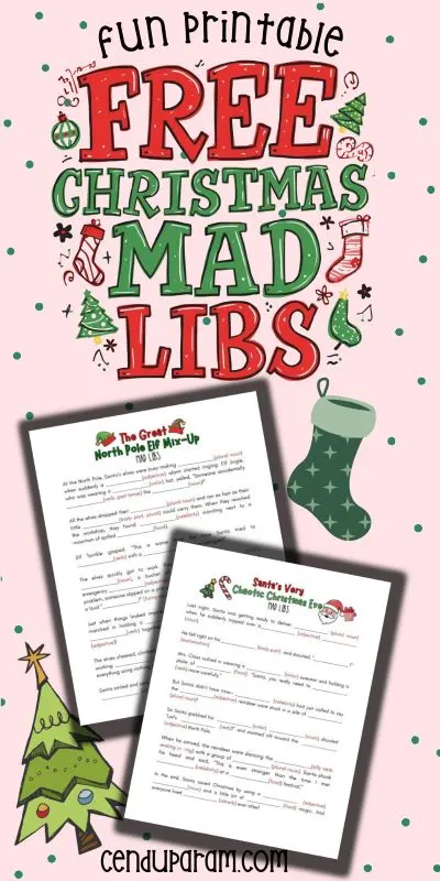 mock up of free chistmas party games