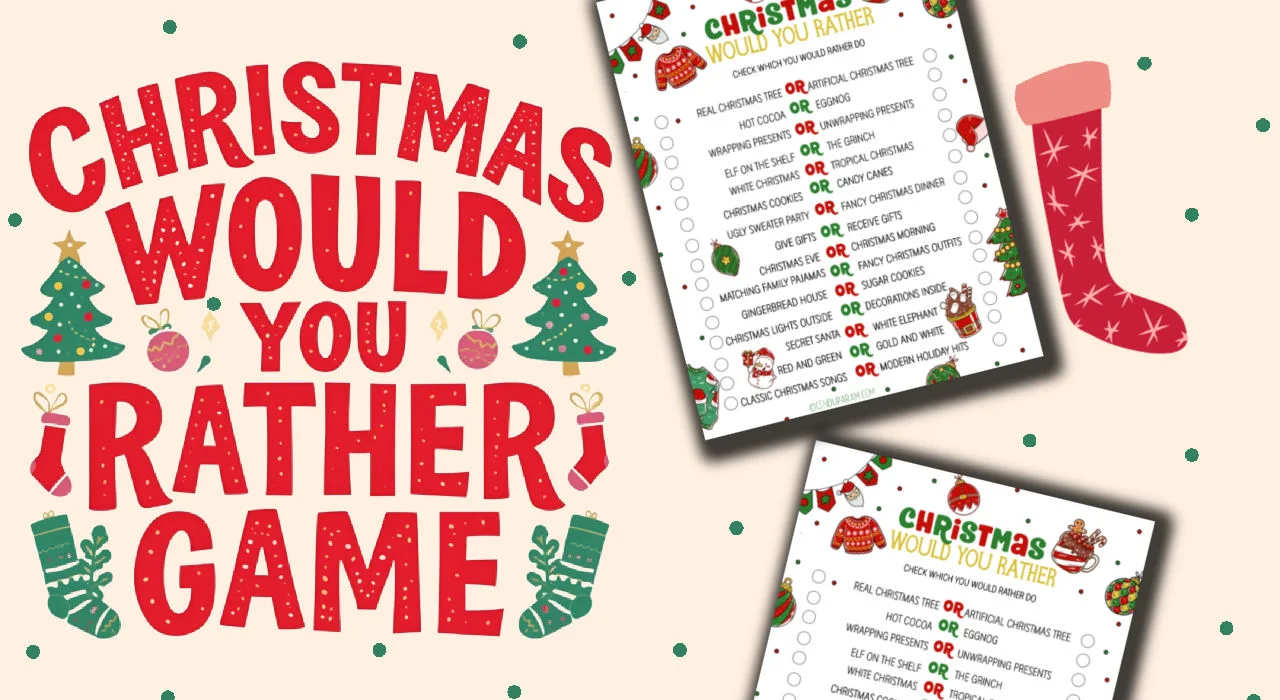 christmas would you rather games for parties