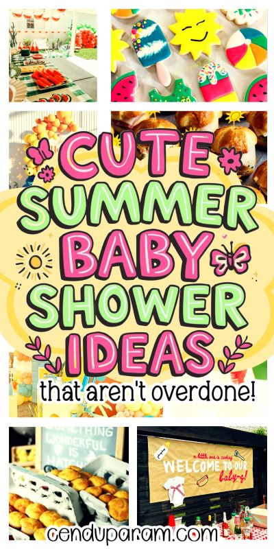 cute and unique baby shower ideas for summer