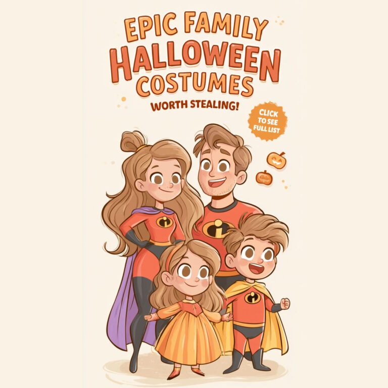 family dressed like the incredibles and title epic family hallowen costumes